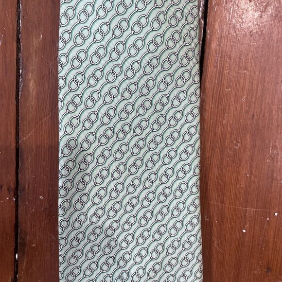 Bird Dog Bay Blue Hand Made 100% Silk Men’s Neck Tie Green “just a bit” - Picture 2 of 3